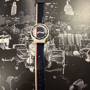 Swatch Blue and Silver Men's Watch